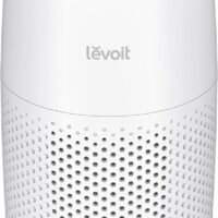 LEVOIT Air Purifiers for Bedroom Home, 3-in-1 Filter Cleaner with Fragrance Sponge for Better Sleep, Filters Smoke, Allergies, Pet Dander, Odor, Dust, Office, Desktop, Portable, Core Mini-P, White